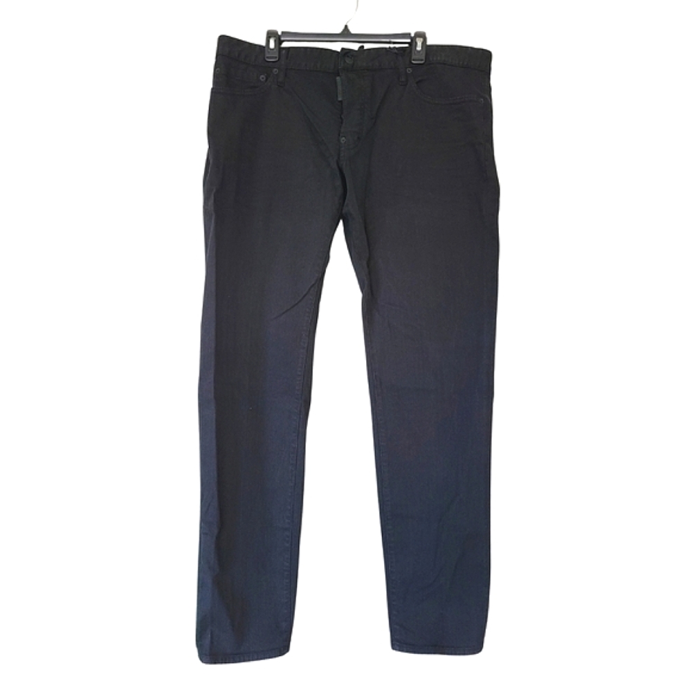 DSQUARED2 🇨🇦 Black Bull Label Slim Jeans - 42" Waist, Black - Picture 2 of 7